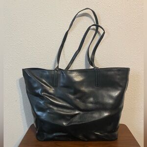Kate Spade Cara Leather Tote Shoulder Bag - Black, Large
